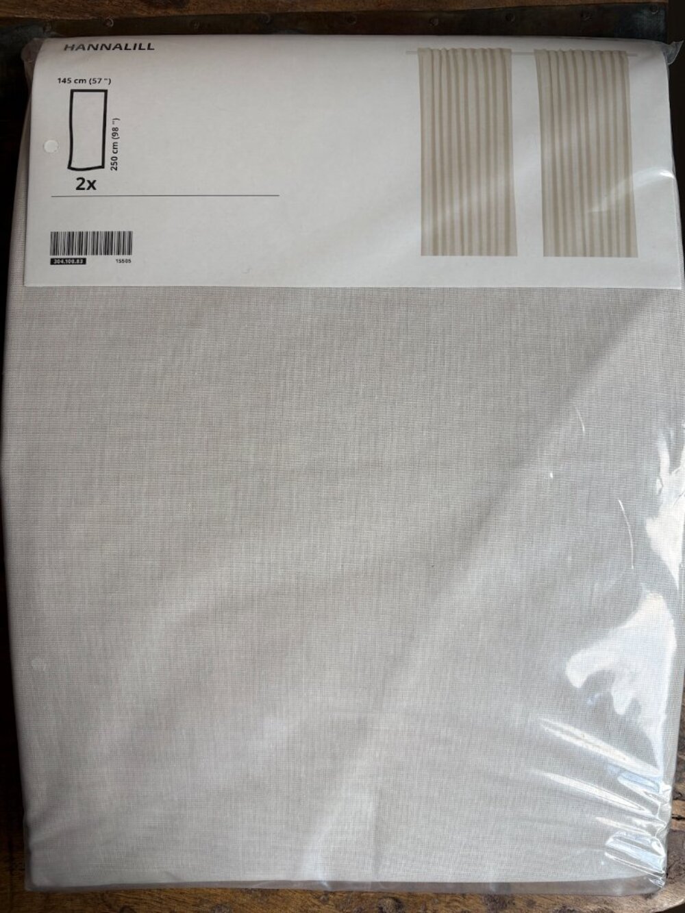 IKEA Hannalill Curtain Panels, New
